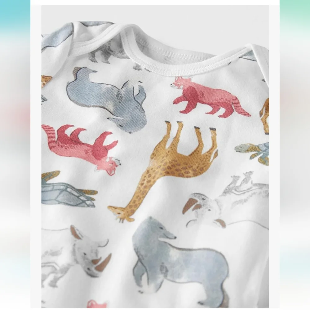 little planet by carter's unisex-baby 3-pack Short Sleeve Bodysuits